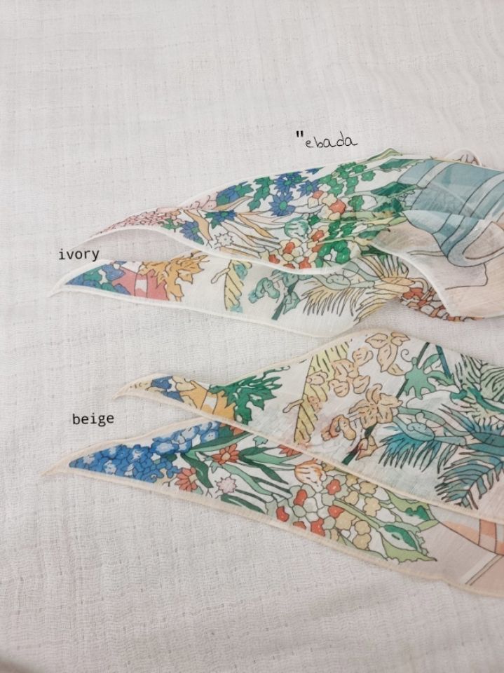 EBADA韓國直郵女士新品熱賣時尚職業人氣26春夏圍巾披肩絲綢EBADA圍巾/披肩