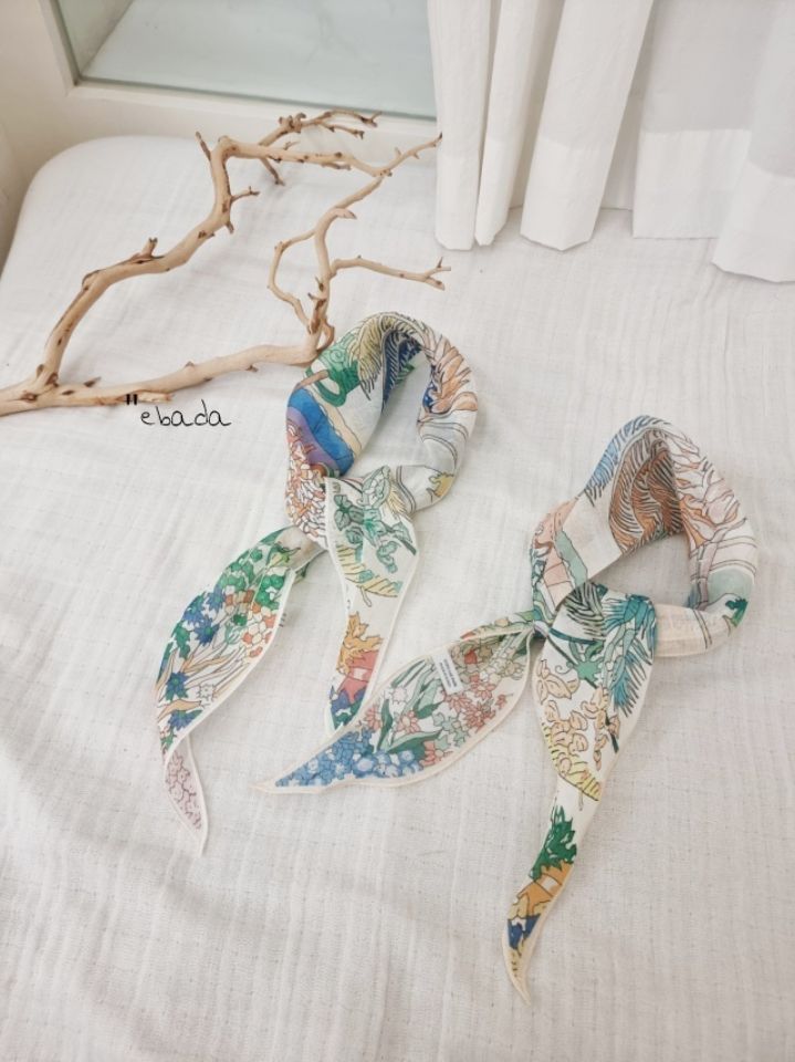 EBADA韓國直郵女士新品熱賣時尚職業人氣26春夏圍巾披肩絲綢EBADA圍巾/披肩