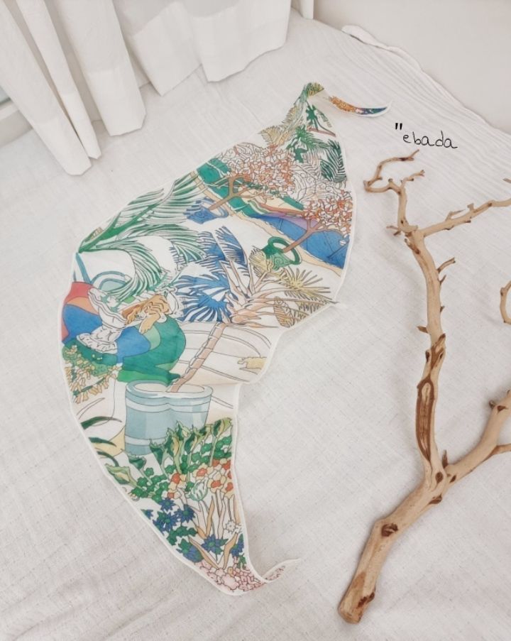 EBADA韓國直郵女士新品熱賣時尚職業人氣26春夏圍巾披肩絲綢EBADA圍巾/披肩