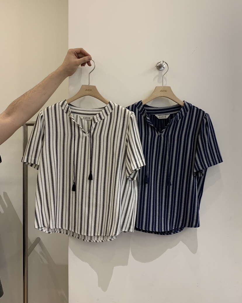 JUEDE韓國東大門代購女士新品熱賣襯衫蕾絲衫流蘇JUEDE襯衫/蕾絲衫