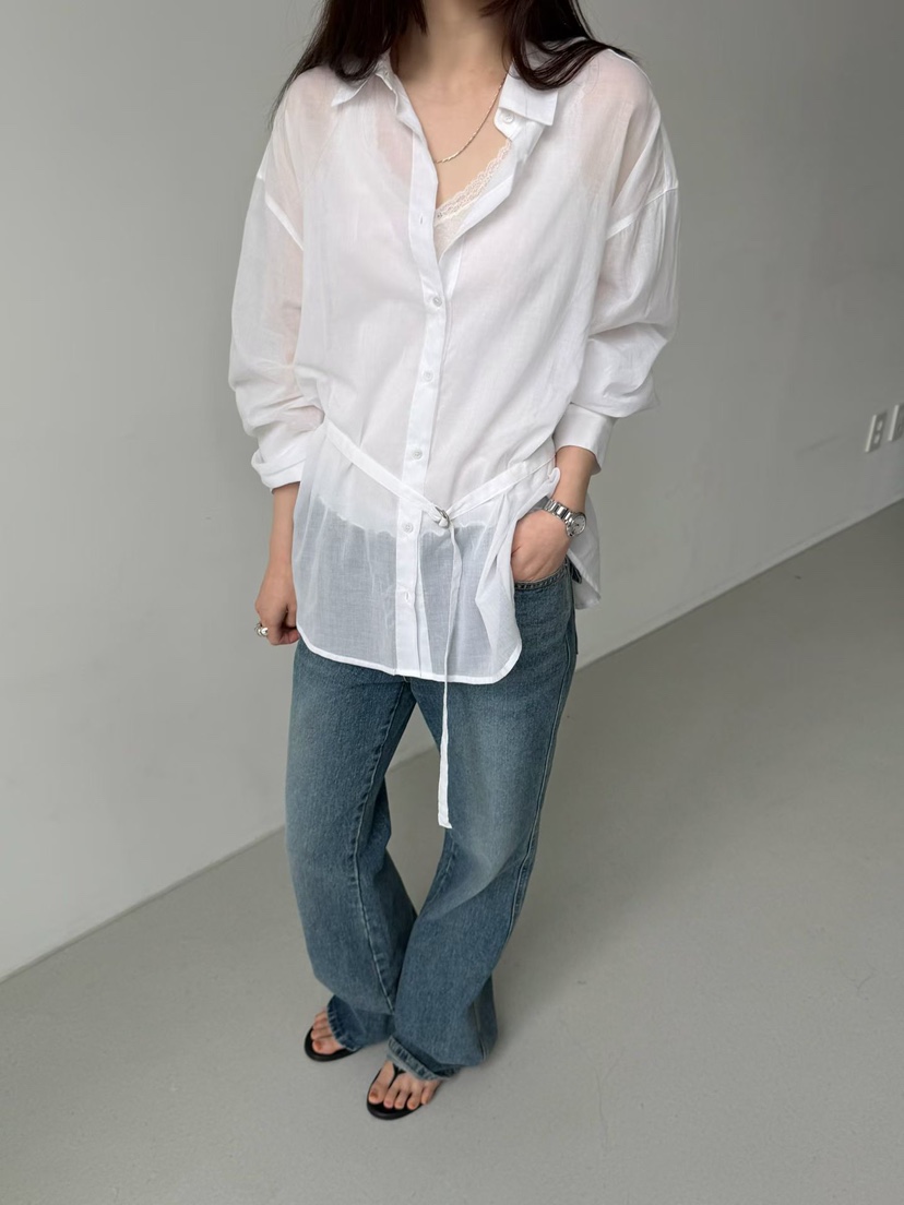 ARKIE/TAF韓國直郵實拍女士新品熱賣26春夏人氣襯衫蕾絲衫ARKIE/TAF襯衫/蕾絲衫