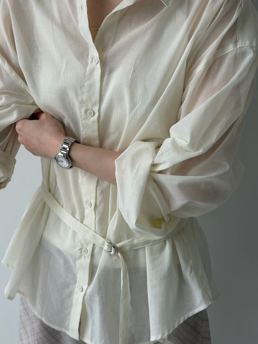 ARKIE/TAF韓國直郵實拍女士新品熱賣26春夏人氣襯衫蕾絲衫ARKIE/TAF襯衫/蕾絲衫