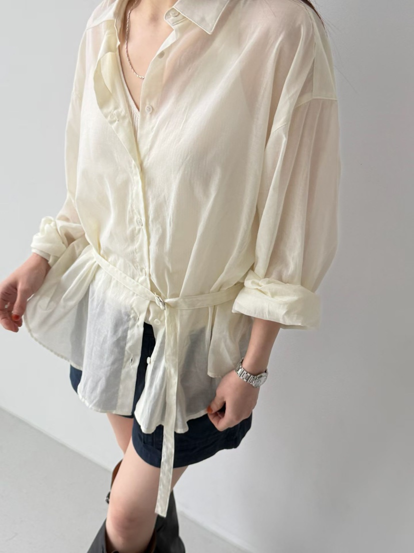 ARKIE/TAF韓國直郵實拍女士新品熱賣26春夏人氣襯衫蕾絲衫ARKIE/TAF襯衫/蕾絲衫