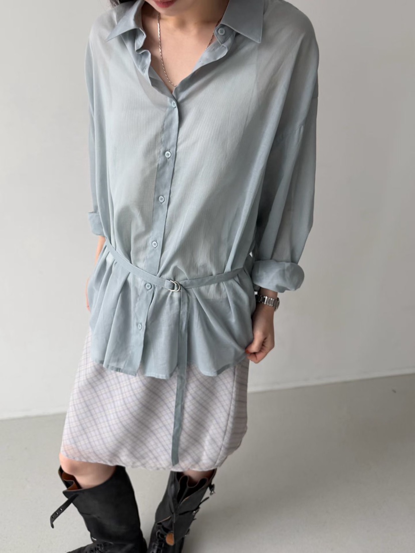 ARKIE/TAF韓國直郵實拍女士新品熱賣26春夏人氣襯衫蕾絲衫ARKIE/TAF襯衫/蕾絲衫