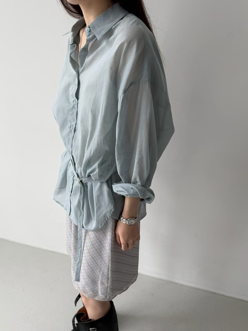 ARKIE/TAF韓國直郵實拍女士新品熱賣26春夏人氣襯衫蕾絲衫ARKIE/TAF襯衫/蕾絲衫