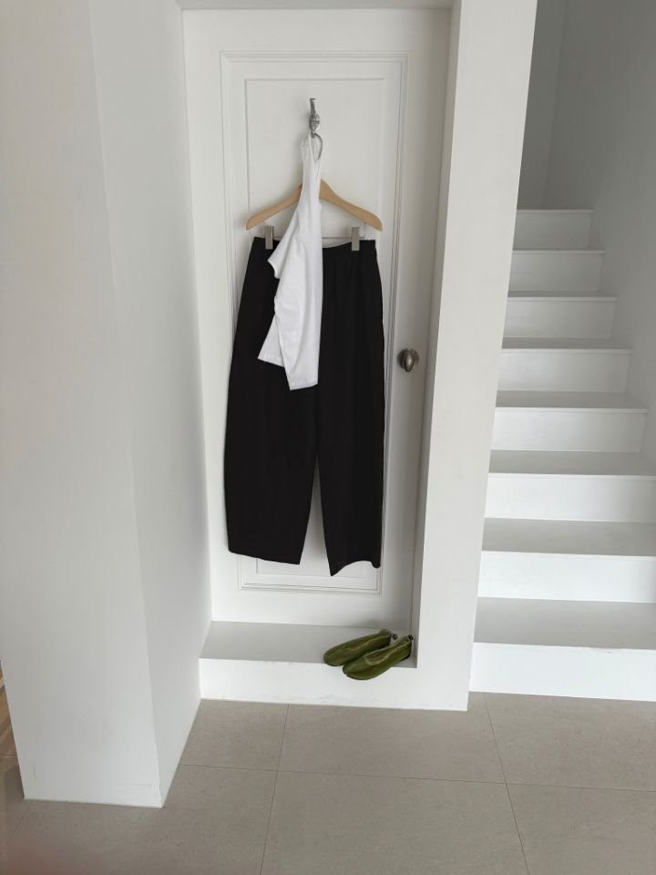 MARE韓國直郵實拍女裝新款休閑26春夏推薦職業休閑褲亞麻MARE休閑褲