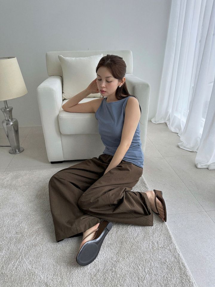 MARE韓國直郵實拍女裝新款休閑26春夏推薦職業休閑褲亞麻MARE休閑褲