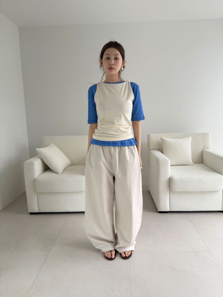 MARE韓國直郵實拍女裝新款休閑26春夏推薦職業休閑褲亞麻MARE休閑褲