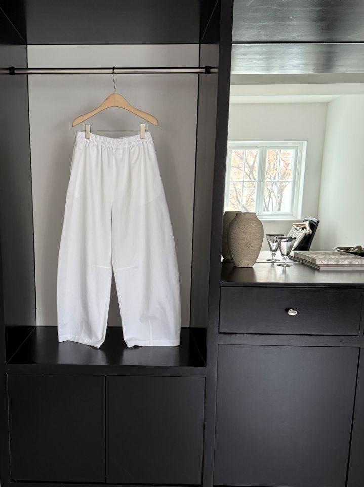 MARE韓國直郵實拍女裝新款休閑26春夏推薦職業休閑褲亞麻MARE休閑褲圖色1