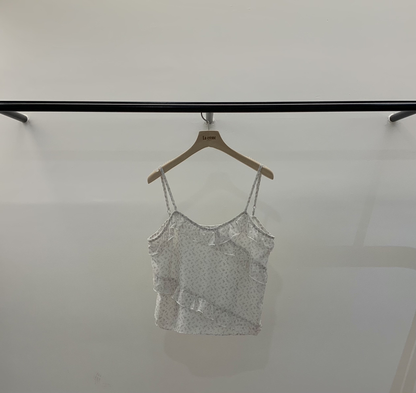 LA CREME韓國直郵女士新品熱賣職業人氣吊帶背心多層雪紡LA CREME吊帶/背心圖色2