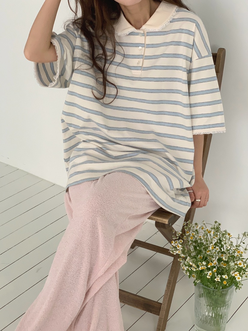 TOLL韓國直郵實拍女裝新品推薦時尚人氣26春夏休閑熱賣T恤TOLLT恤