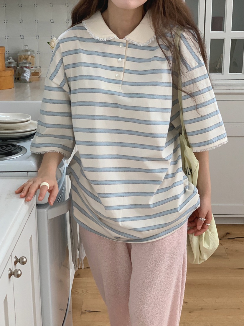 TOLL韓國直郵實拍女裝新品推薦時尚人氣26春夏休閑熱賣T恤TOLLT恤