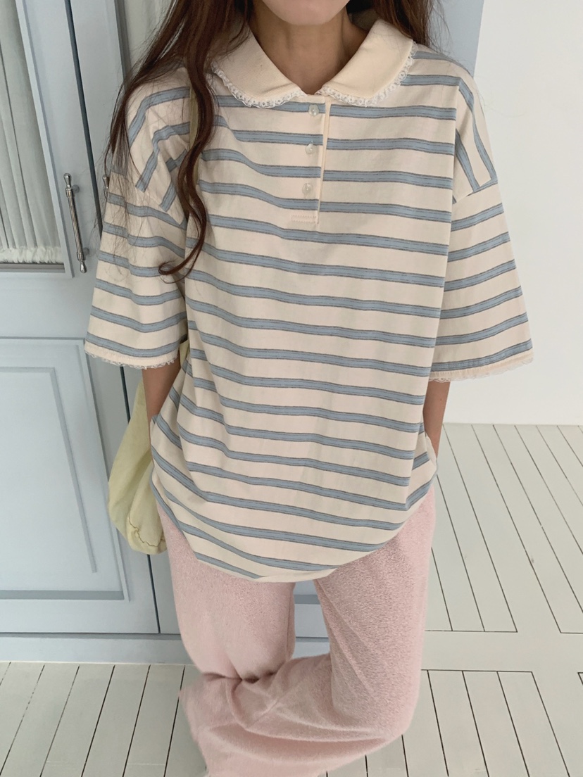 TOLL韓國直郵實拍女裝新品推薦時尚人氣26春夏休閑熱賣T恤TOLLT恤