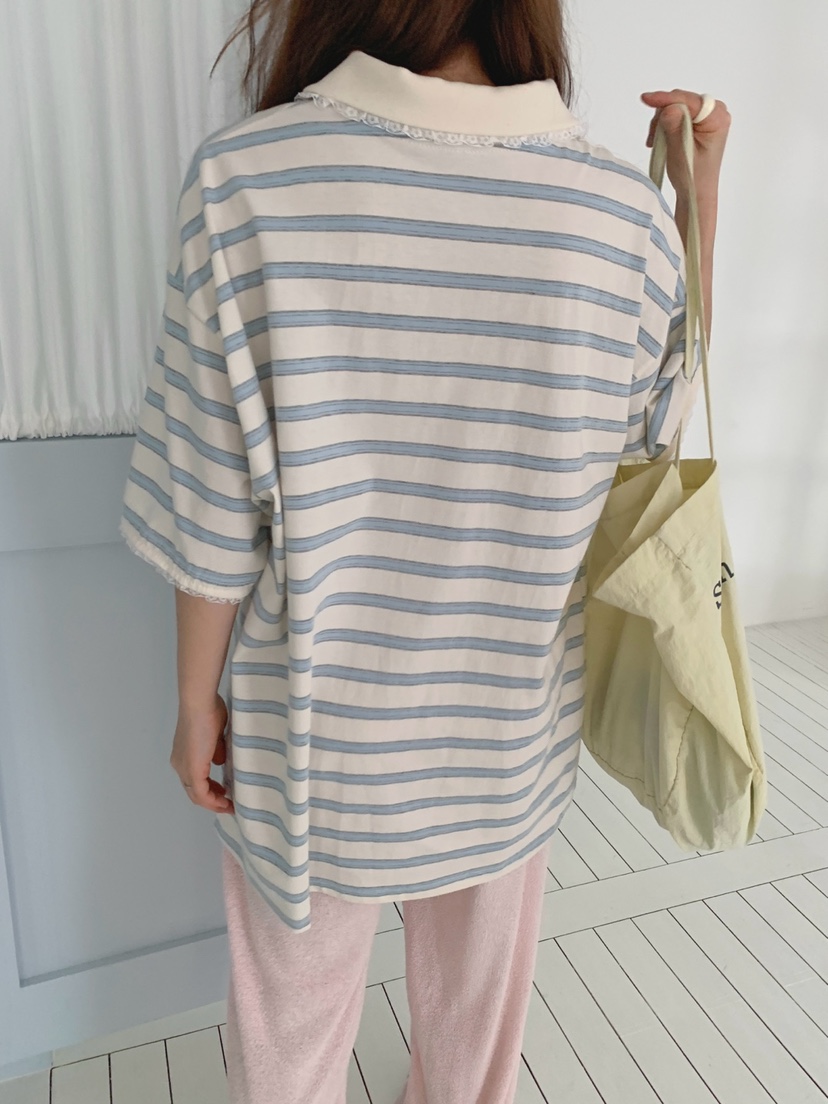 TOLL韓國直郵實拍女裝新品推薦時尚人氣26春夏休閑熱賣T恤TOLLT恤