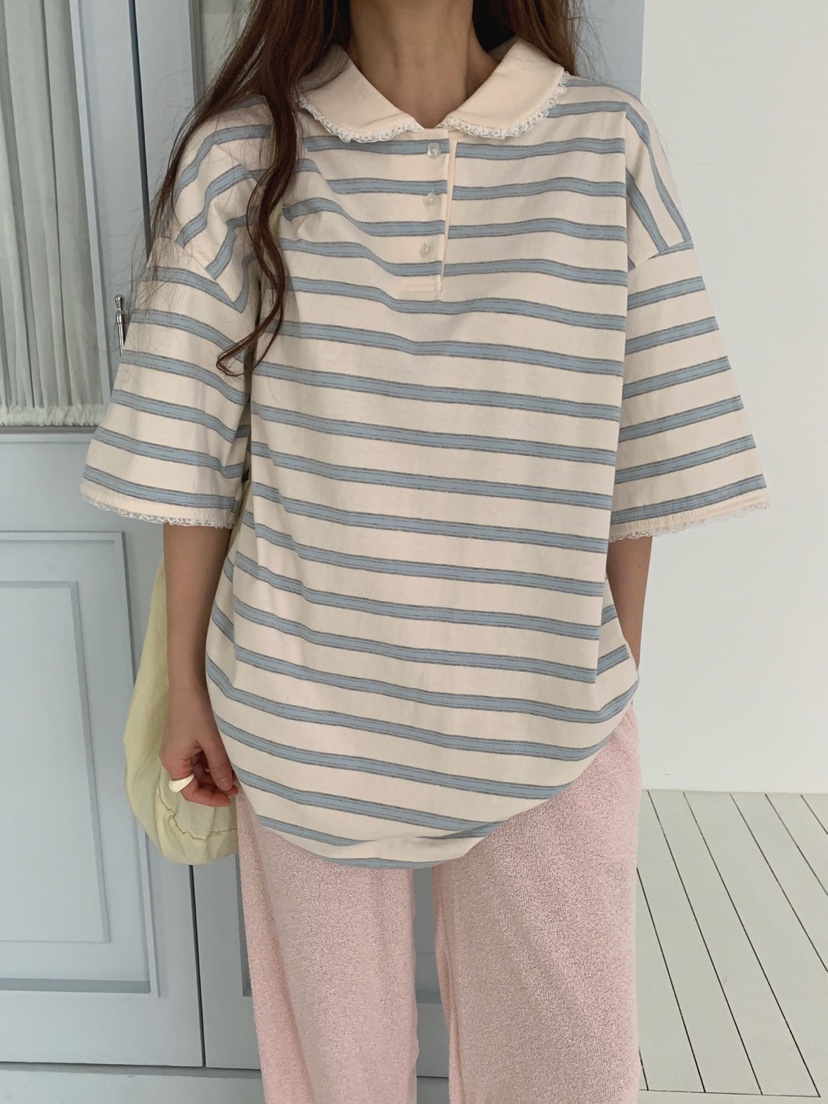 TOLL韓國直郵實拍女裝新品推薦時尚人氣26春夏休閑熱賣T恤TOLLT恤