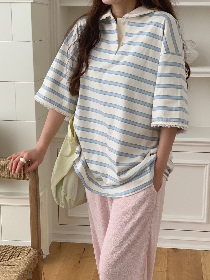 TOLL韓國直郵實拍女裝新品推薦時尚人氣26春夏休閑熱賣T恤TOLLT恤