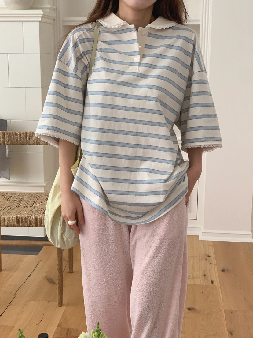 TOLL韓國直郵實拍女裝新品推薦時尚人氣26春夏休閑熱賣T恤TOLLT恤