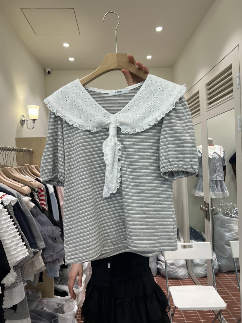 BE&amp;BE韓國直郵實拍女裝新款推薦人氣26春夏時尚休閑T恤BE&beT恤圖色2