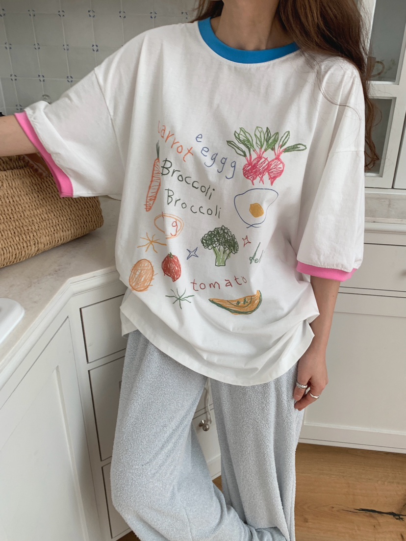 TOLL韓國直郵女裝新款時尚休閑推薦職業26春夏熱賣人氣T恤TOLLT恤