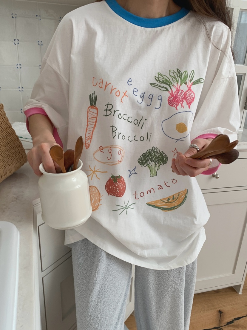 TOLL韓國直郵女裝新款時尚休閑推薦職業26春夏熱賣人氣T恤TOLLT恤