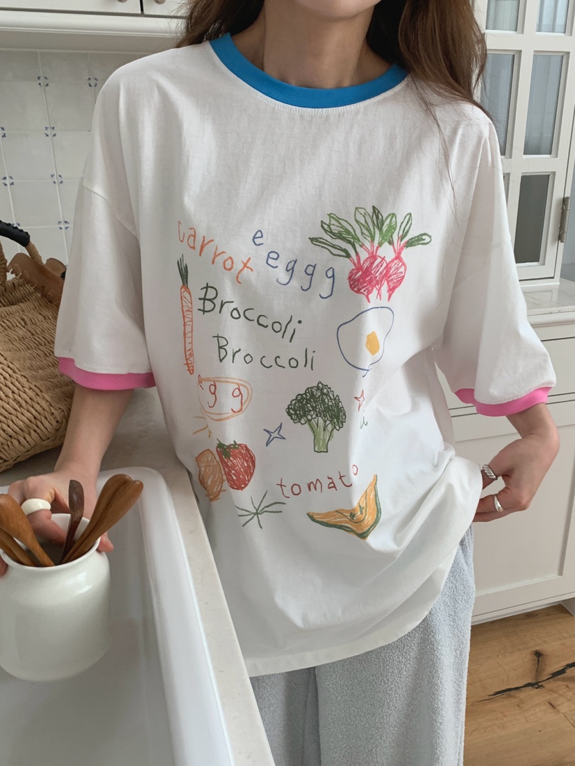 TOLL韓國直郵女裝新款時尚休閑推薦職業26春夏熱賣人氣T恤TOLLT恤