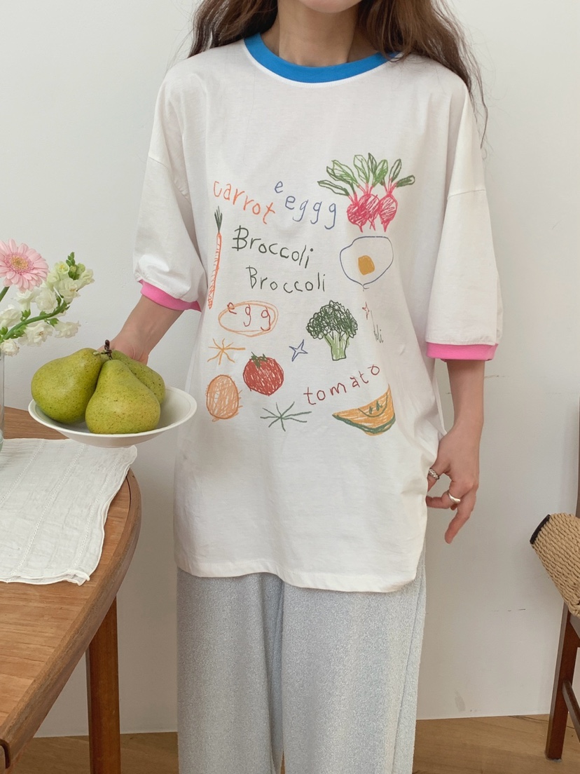 TOLL韓國直郵女裝新款時尚休閑推薦職業26春夏熱賣人氣T恤TOLLT恤