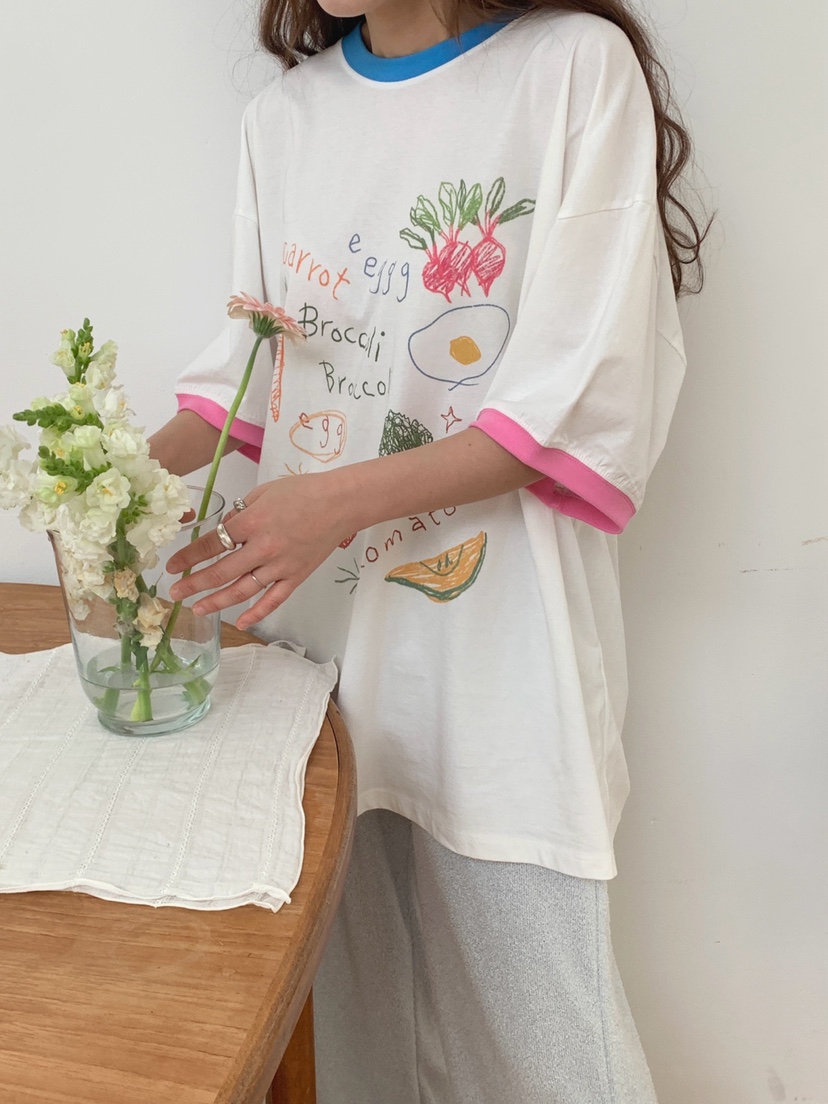 TOLL韓國直郵女裝新款時尚休閑推薦職業26春夏熱賣人氣T恤TOLLT恤