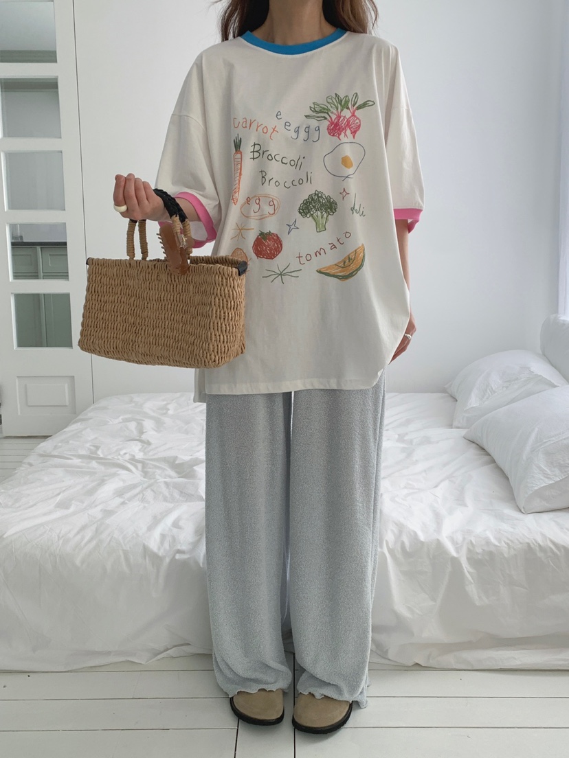 TOLL韓國直郵女裝新款時尚休閑推薦職業26春夏熱賣人氣T恤TOLLT恤