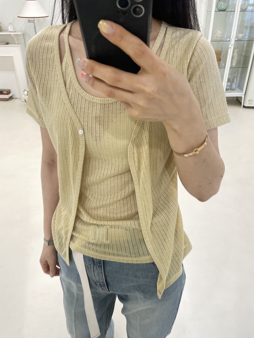 EDITION-P韓國東大門直郵女裝新品推薦時尚人氣T恤假兩件EDITION/CHAHEET恤