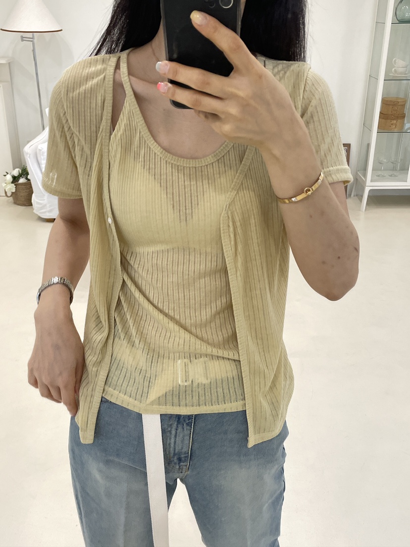 EDITION-P韓國東大門直郵女裝新品推薦時尚人氣T恤假兩件EDITION/CHAHEET恤