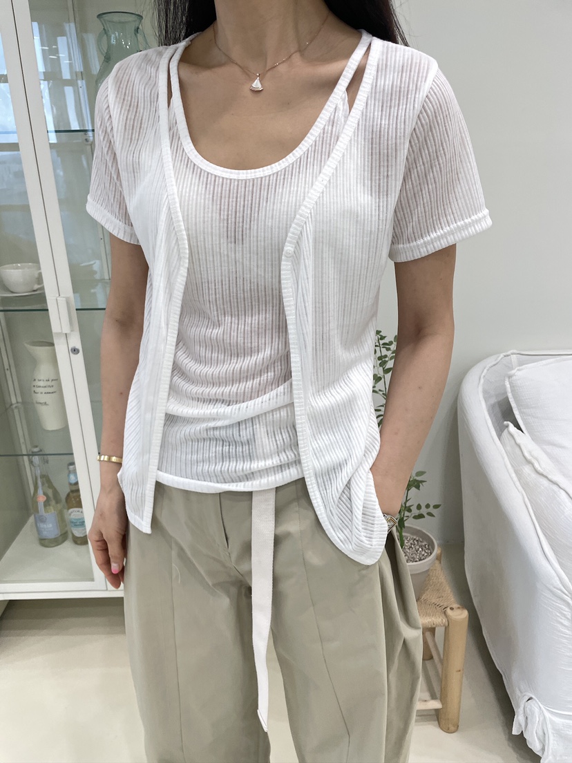 EDITION-P韓國東大門直郵女裝新品推薦時尚人氣T恤假兩件EDITION/CHAHEET恤