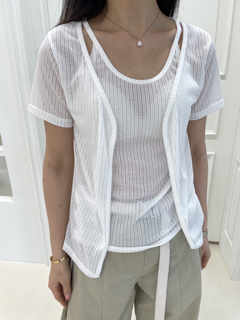 EDITION-P韓國東大門直郵女裝新品推薦時尚人氣T恤假兩件EDITION/CHAHEET恤