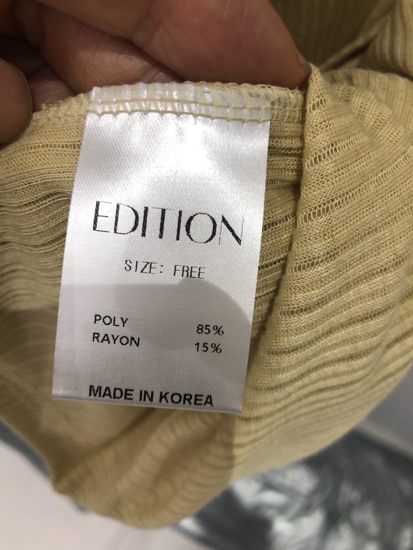 EDITION-P韓國東大門直郵女裝新品推薦時尚人氣T恤假兩件EDITION/CHAHEET恤