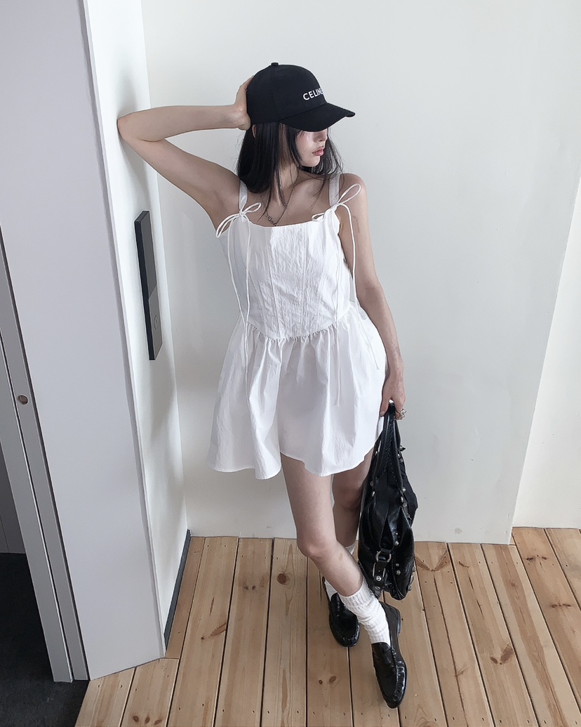 OURWAVE/OUR ROOM韓國東大門代購女裝新款人氣連衣裙開衩Our Wave/Our Room連衣裙