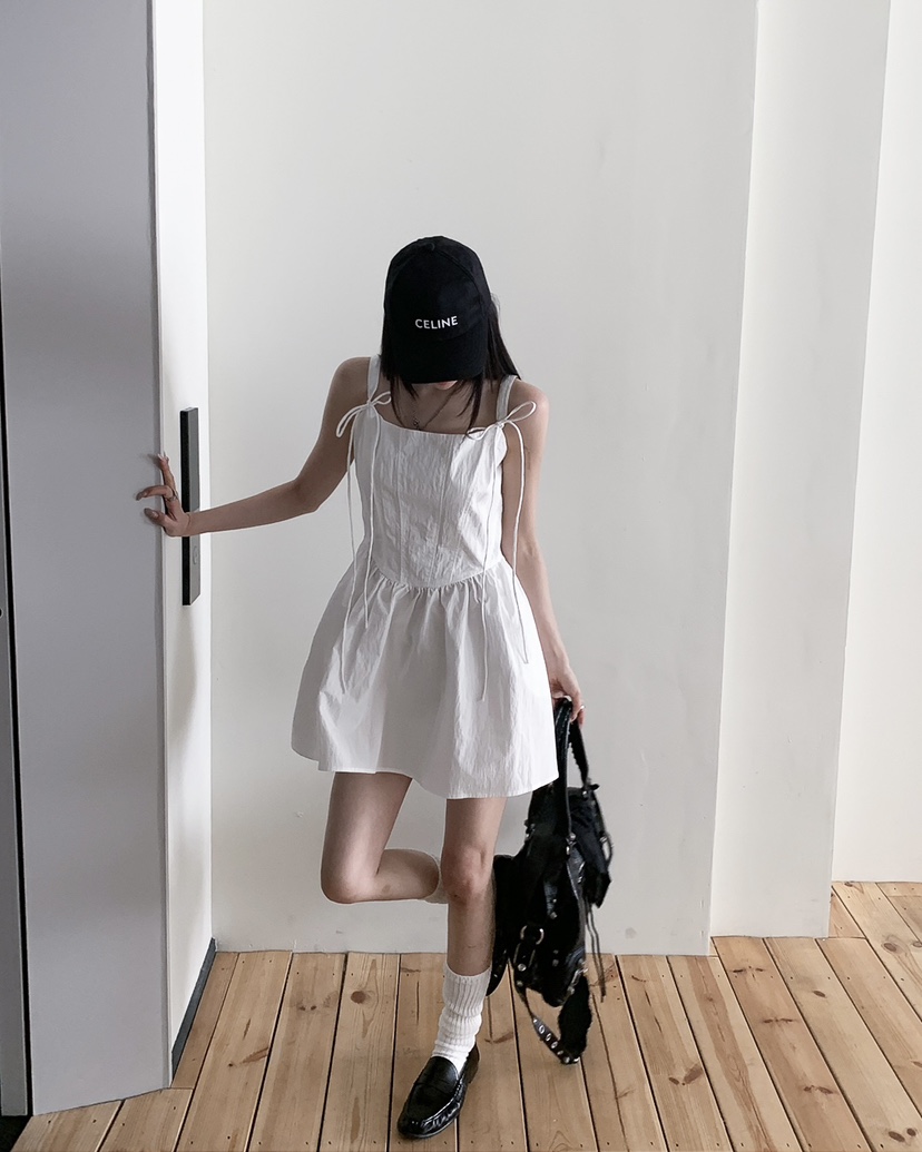 OURWAVE/OUR ROOM韓國東大門代購女裝新款人氣連衣裙開衩Our Wave/Our Room連衣裙