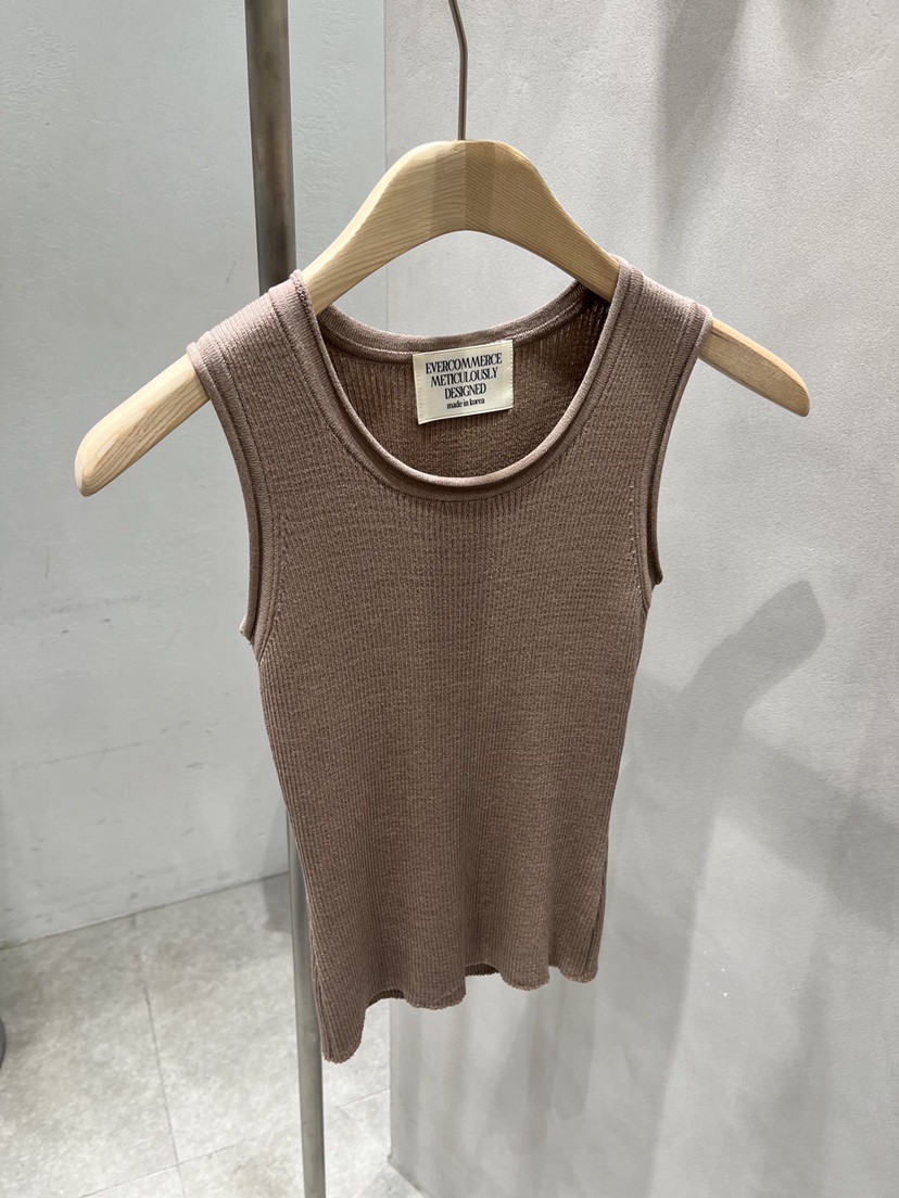 EVERCOMMERCE METICULOUSLY DESIGNED韓國東大門直郵女士新款26春夏吊帶背心EVERCOMMERCE METICULOUSLY DESIGNED吊帶/背心圖色1