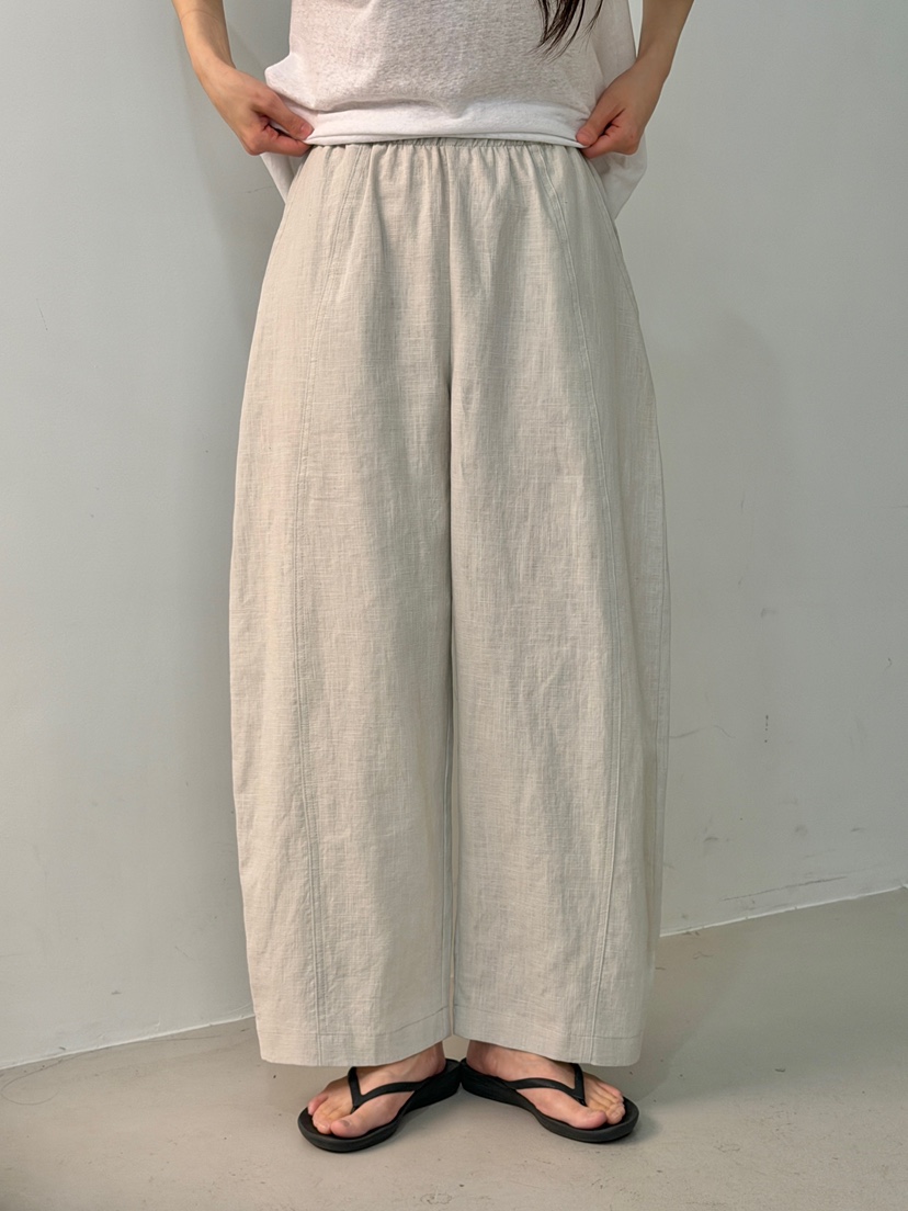 PEPPER-L韓國直郵實拍女裝新款職業熱賣推薦人氣休閑褲亞麻PEPPER休閑褲