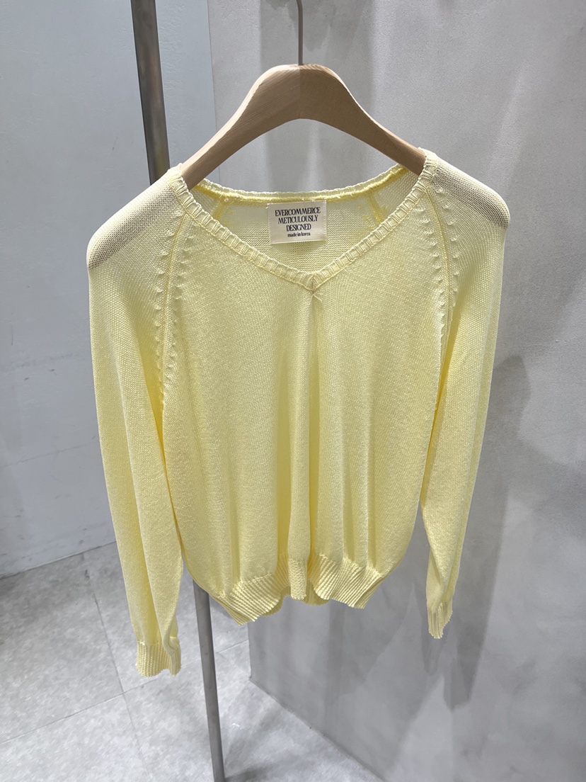 EVERCOMMERCE METICULOUSLY DESIGNED韓國東大門代購女士新品休閑針織衫EVERCOMMERCE METICULOUSLY DESIGNED針織衫圖色2