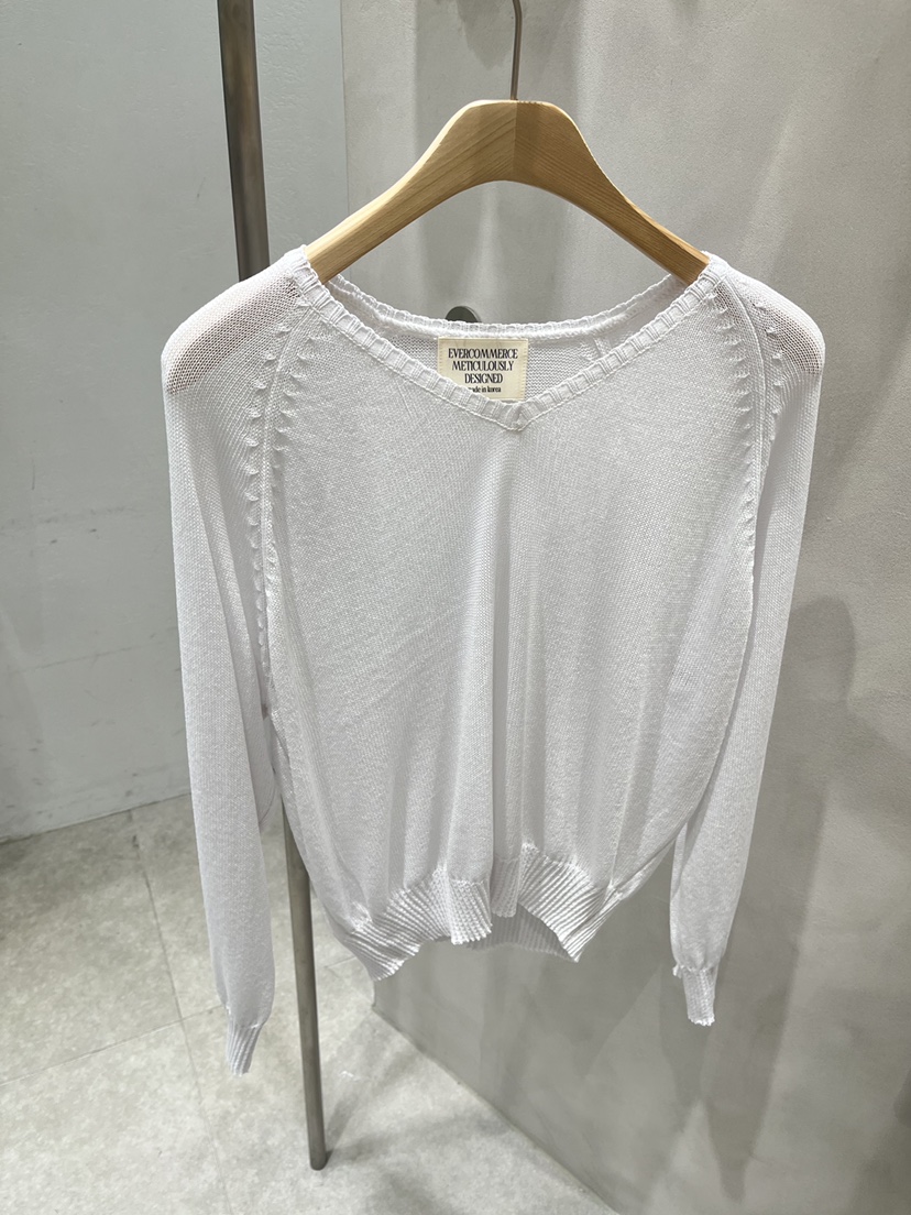EVERCOMMERCE METICULOUSLY DESIGNED韓國東大門代購女士新品休閑針織衫EVERCOMMERCE METICULOUSLY DESIGNED針織衫圖色5