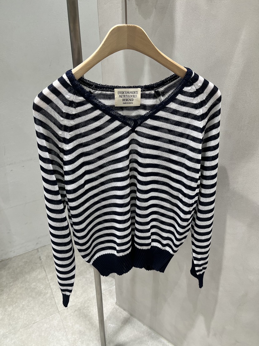EVERCOMMERCE METICULOUSLY DESIGNED韓國東大門代購女士新品休閑針織衫EVERCOMMERCE METICULOUSLY DESIGNED針織衫圖色7