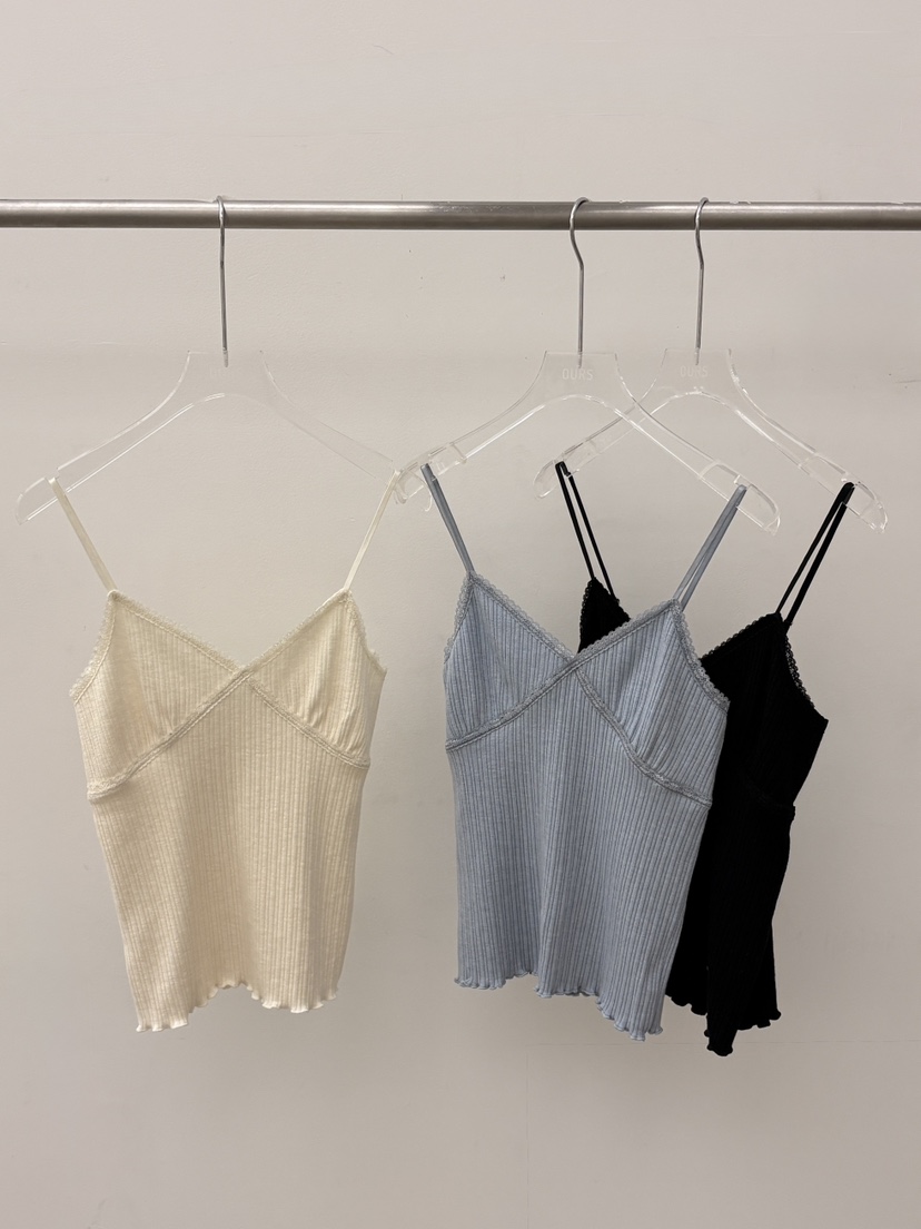 OURS韓國東大門代購女士新款人氣26春夏時尚休閑吊帶背心OURS吊帶/背心