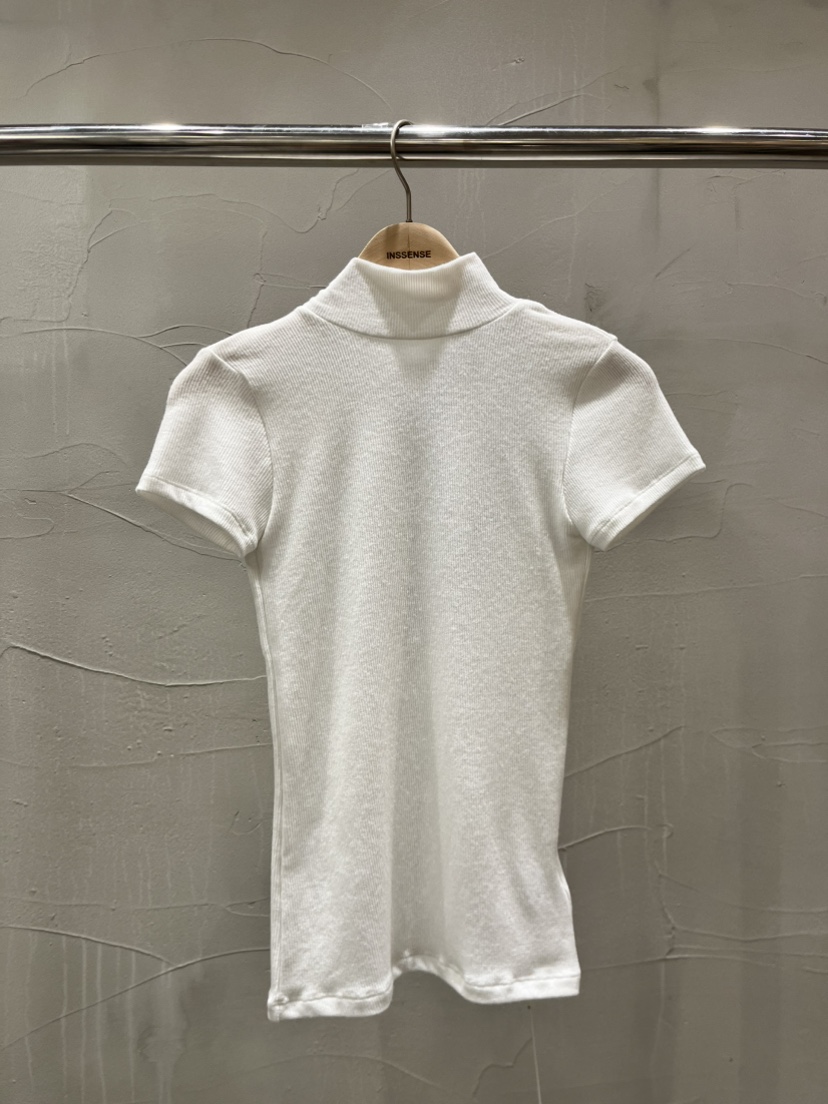 INSSENSE-A韓國直郵實拍女士新品熱賣休閑人氣26春夏T恤系帶INSSENSE-AT恤圖色1