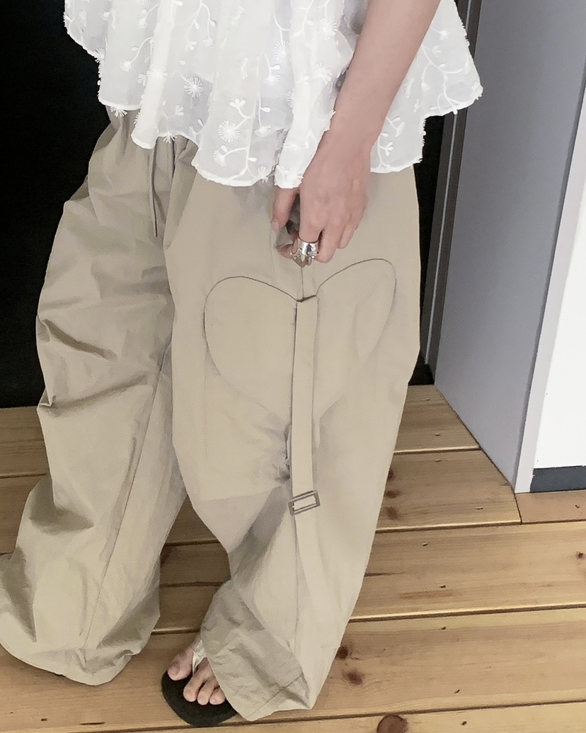 OURWAVE/OUR ROOM韓國東大門代購女士新款時尚休閑褲尼龍Our Wave/Our Room休閑褲