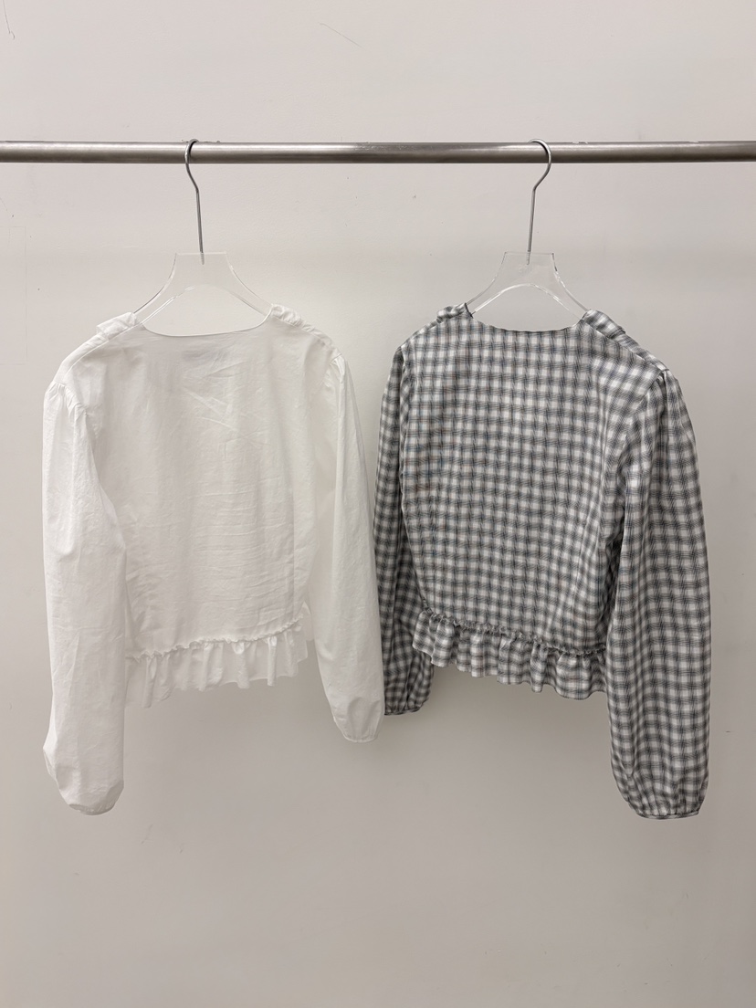 OURS韓國直郵女士新品時尚26春夏推薦職業休閑襯衫蕾絲衫OURS襯衫/蕾絲衫