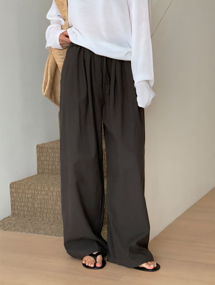 KOMOREBI韓國東大門代購女士新款職業熱賣26春夏人氣休閑褲KOMOREBI休閑褲