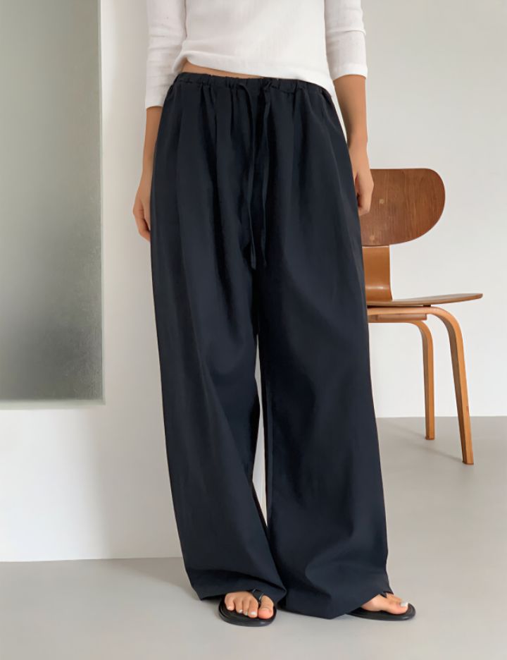 KOMOREBI韓國東大門代購女士新款職業熱賣26春夏人氣休閑褲KOMOREBI休閑褲