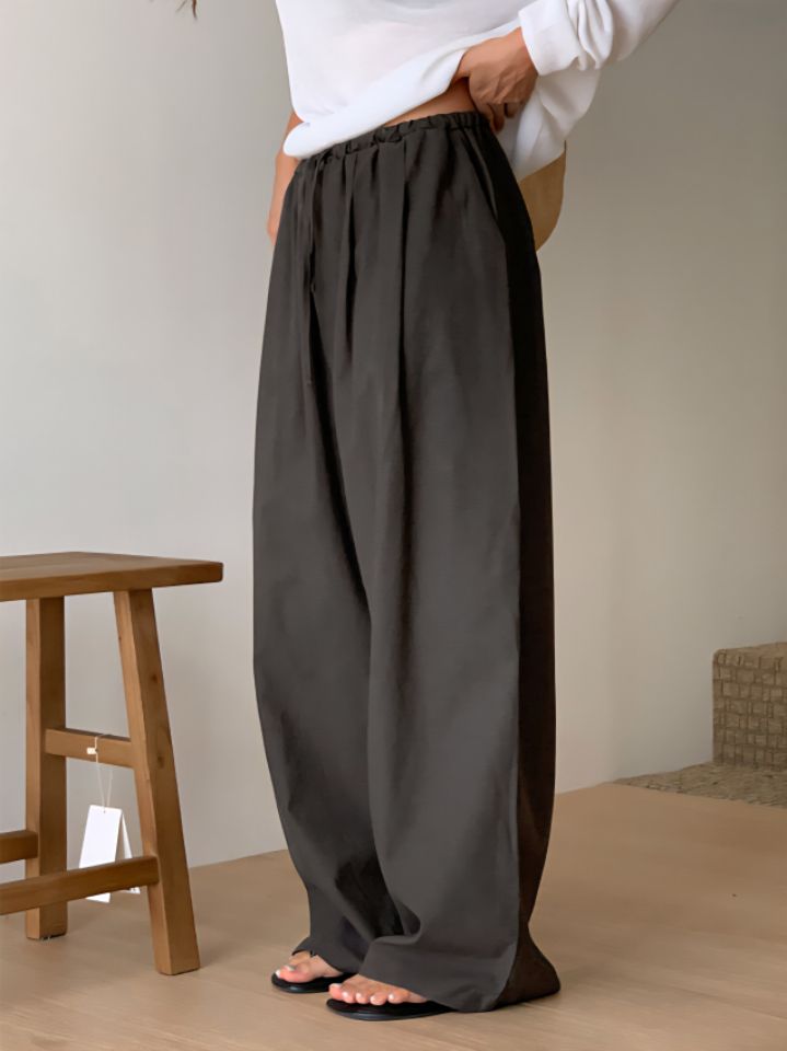 KOMOREBI韓國東大門代購女士新款職業熱賣26春夏人氣休閑褲KOMOREBI休閑褲