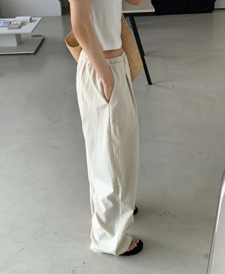 KOMOREBI韓國東大門代購女士新款職業熱賣26春夏人氣休閑褲KOMOREBI休閑褲