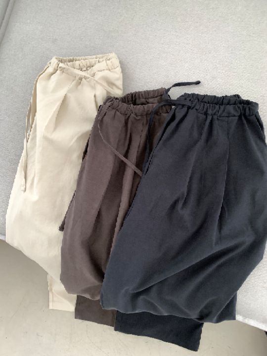 KOMOREBI韓國東大門代購女士新款職業熱賣26春夏人氣休閑褲KOMOREBI休閑褲