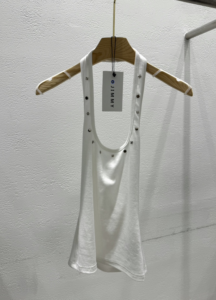 JIMMY韓國直郵女士新品推薦休閑時尚26春夏人氣吊帶背心鏤空JIMMY/REMAKE吊帶/背心圖色1